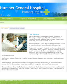 Humber General Hospital. Public Page